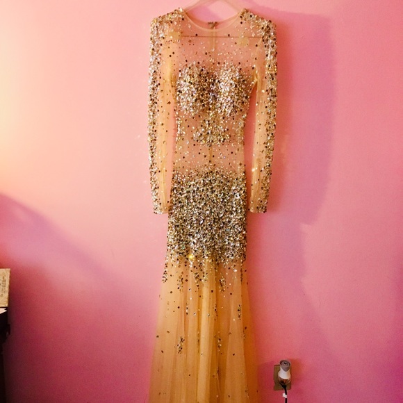 Jovani Dresses & Skirts - Jovani Couture Golden Trophy Gown